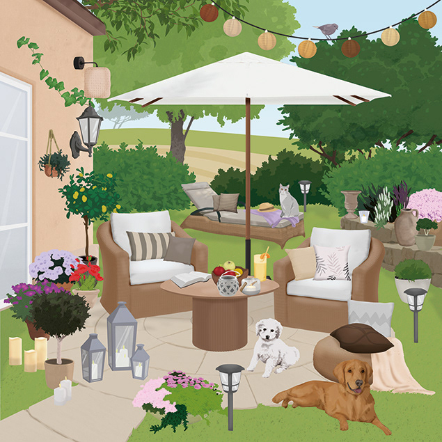 Illustration Terrasse