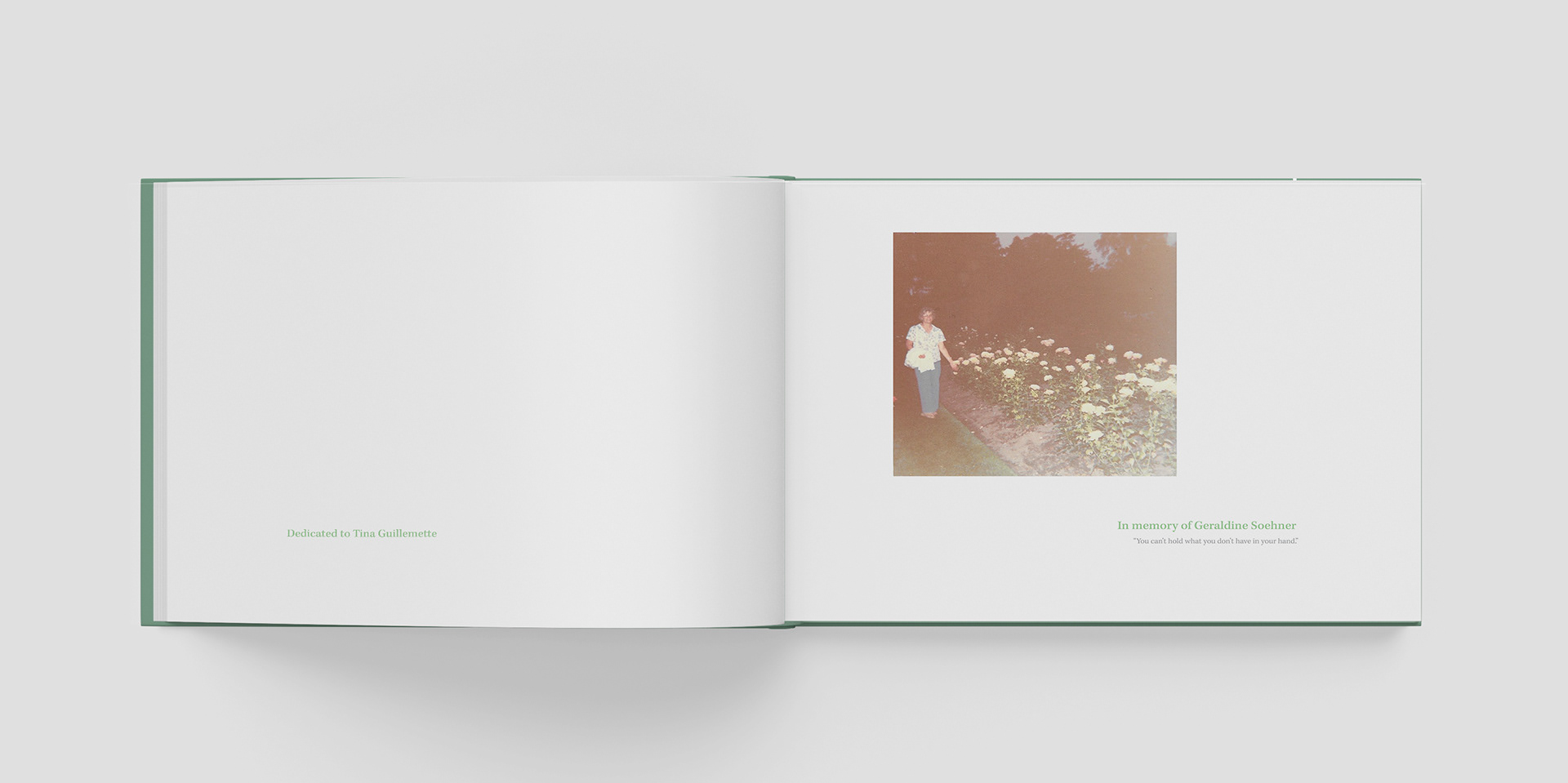 Dedication and Memory Page