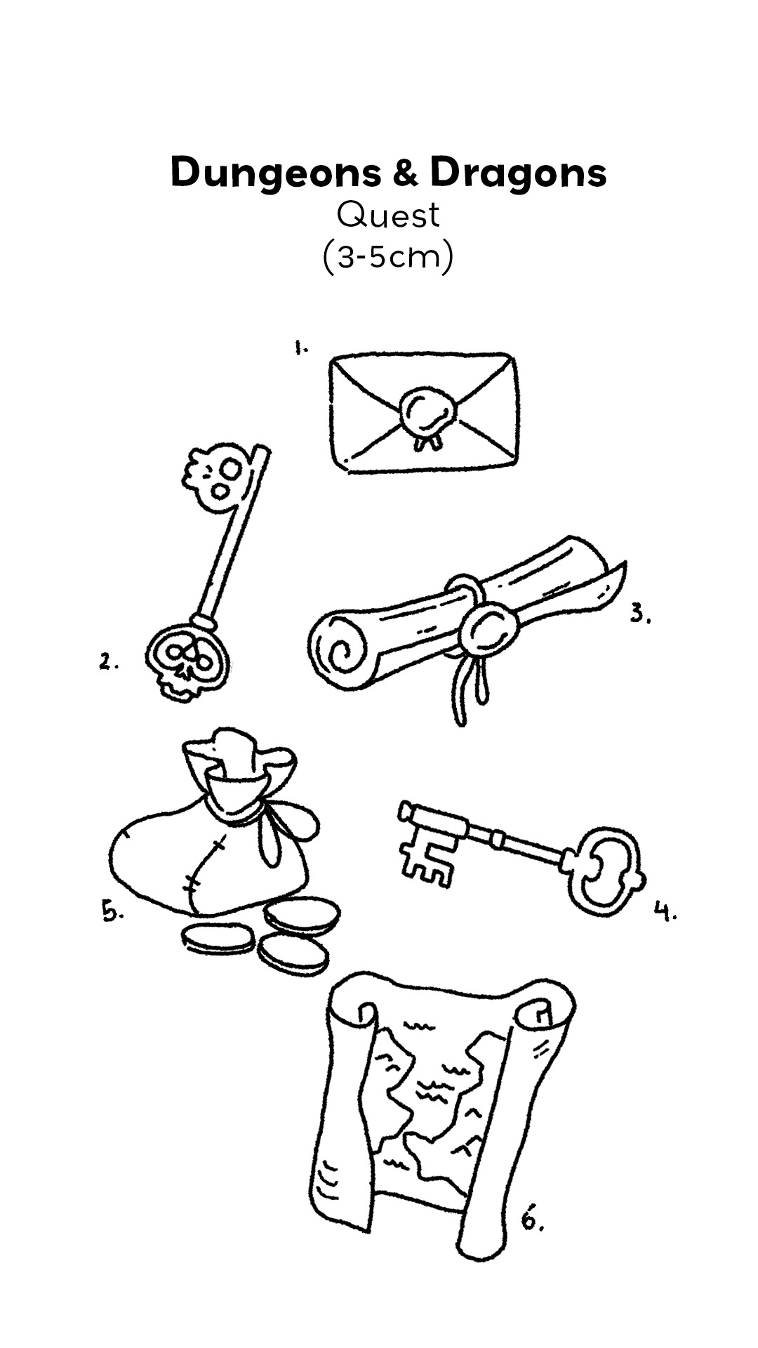 F21. D&D Quest Items
