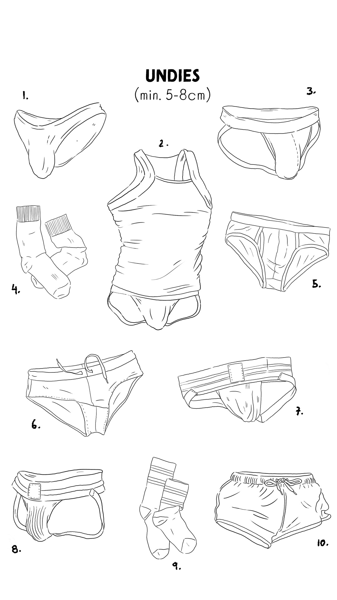 F12. Undies