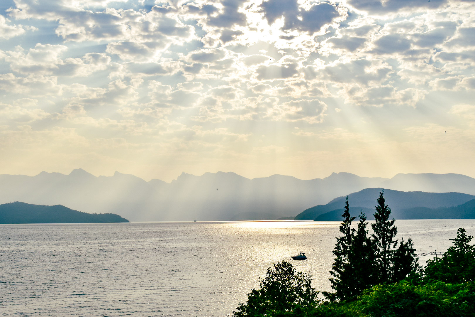Light Breaking Through, Barnabus Landing, British Columbia, 2018