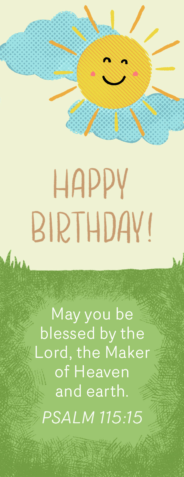 Birthday Bookmark, © Amy Evans 2024