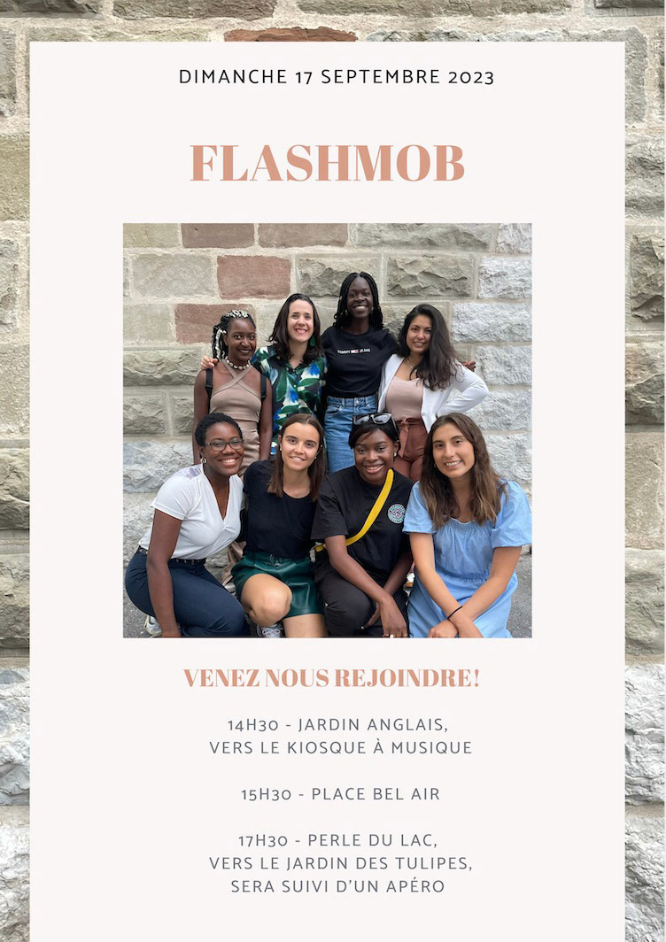 Nous avons fait une affiche numériques pour nous faire de la pub