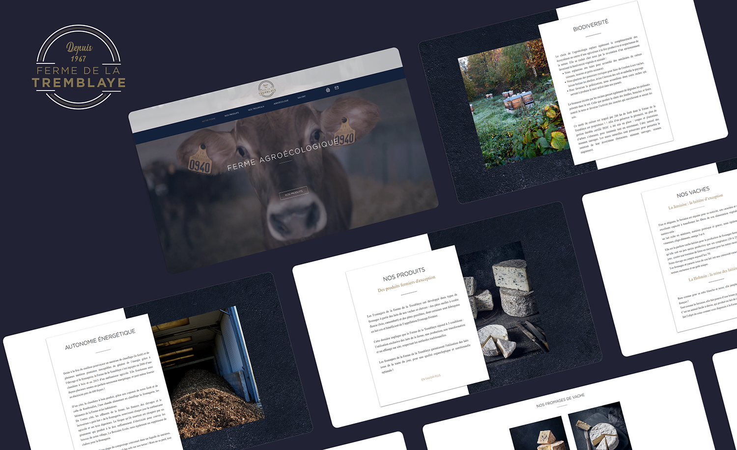 Site web La Ferme de la Tremblaye