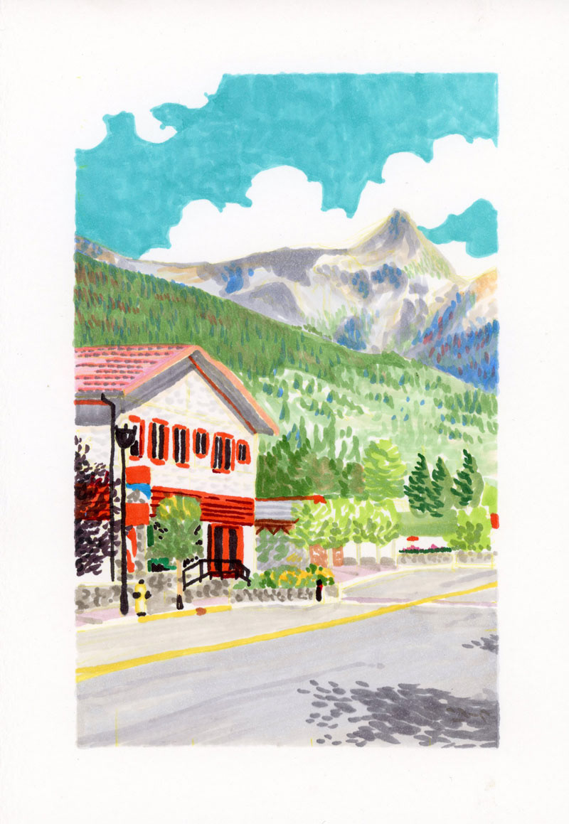 "Valemount Hardware" Marker. 8.5"x11" 2020.