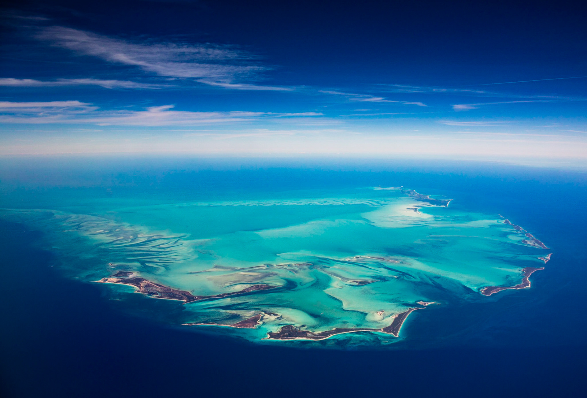 Island in Blue