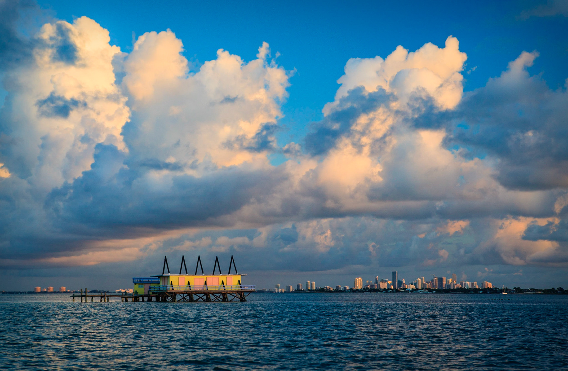 Yellow House Against Cumulus - 2019