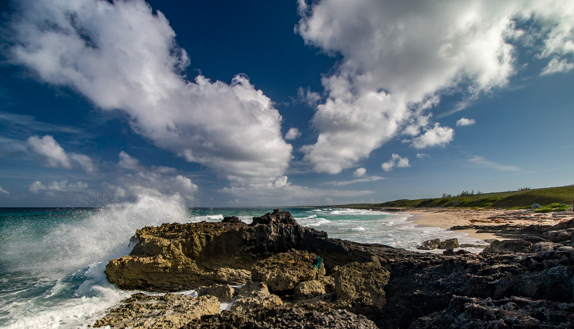 HB-02 Even when there are waves, it's not likley to be crowded. Watch out for urchins, rocks, sharks and coral.