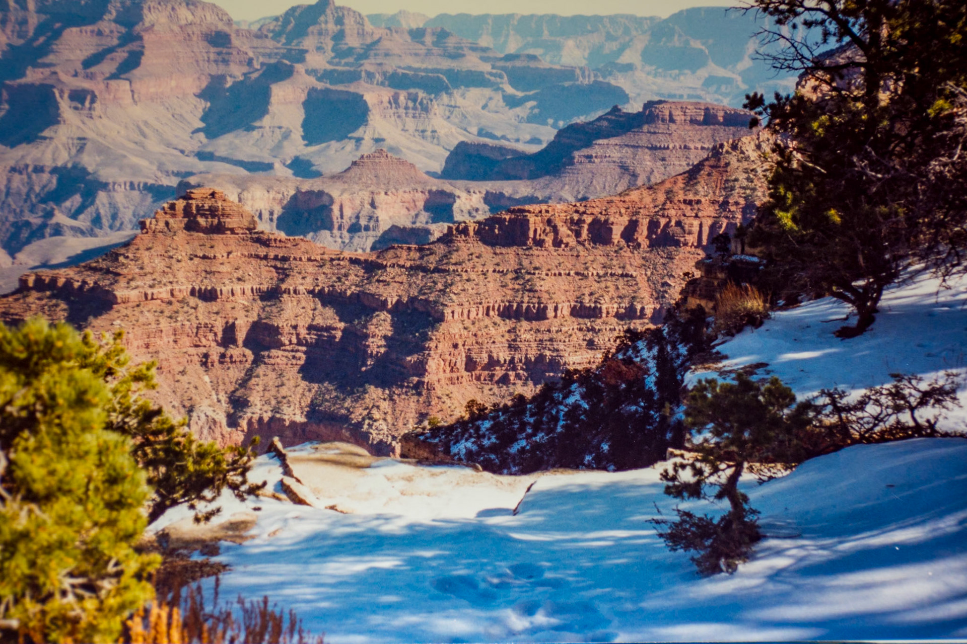 Snow on the South Rim