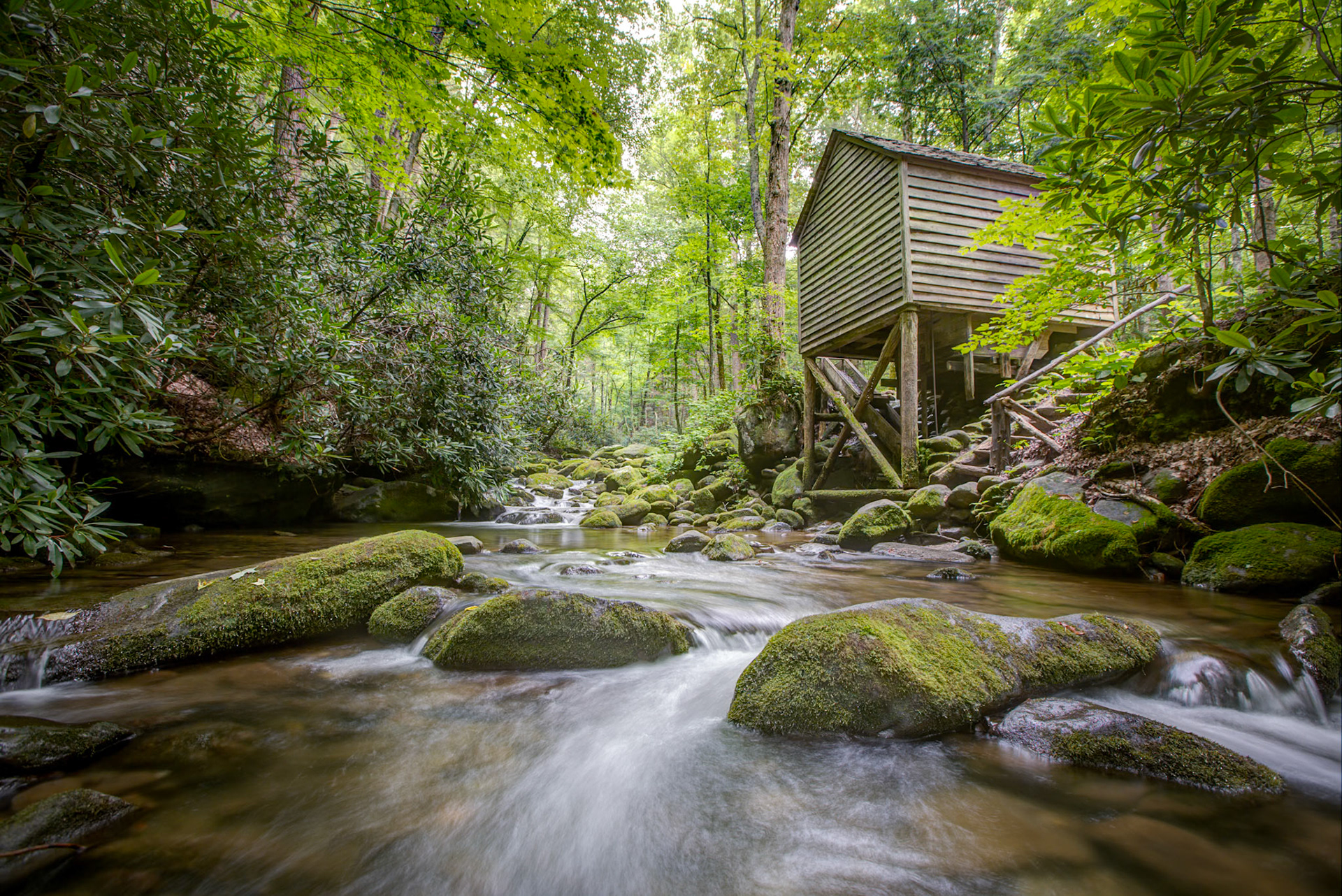 Historic Mill and Stream - 2835