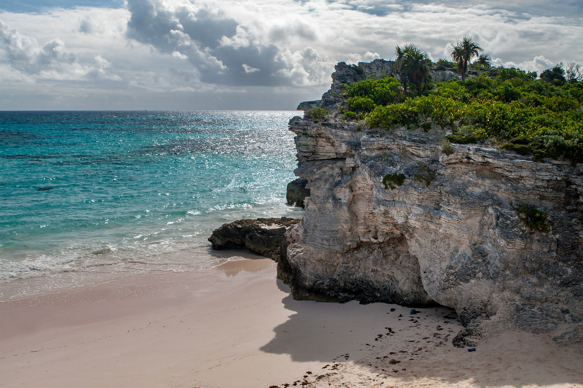 Cliff and Pink Sand - 07