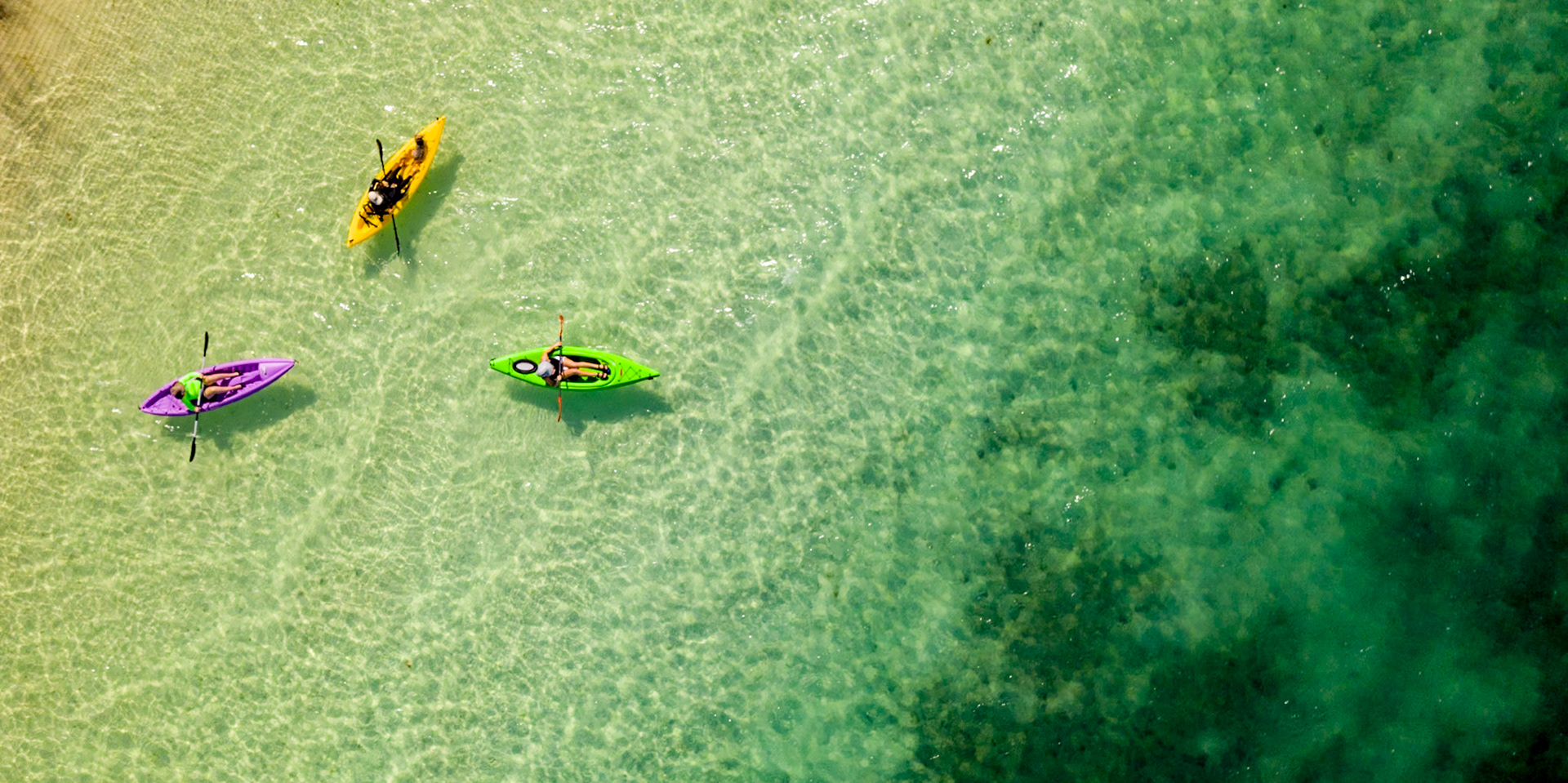 Three Kayaks