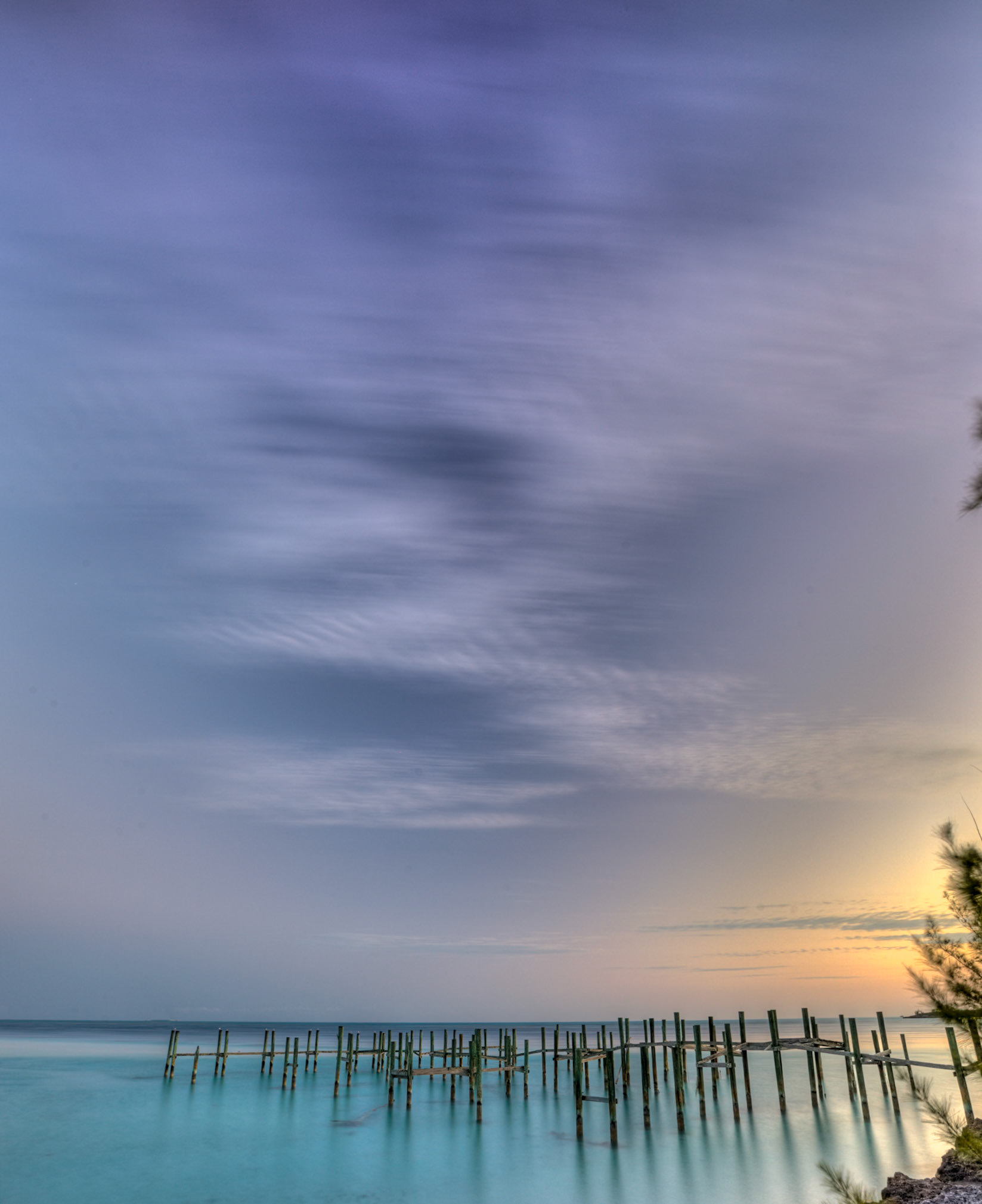 Dusk on the Piles - 8938