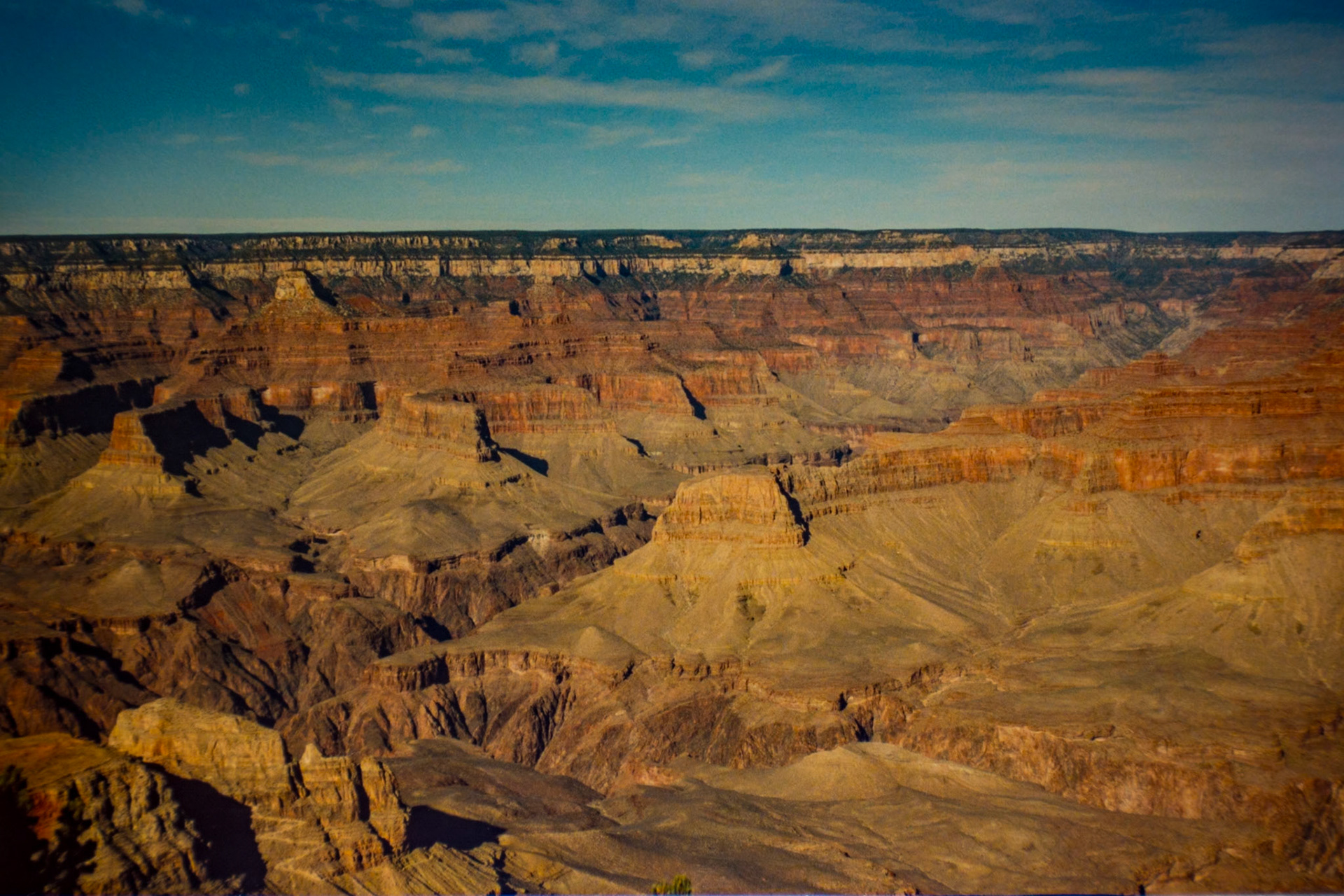 Sunset Over Canyon Temples