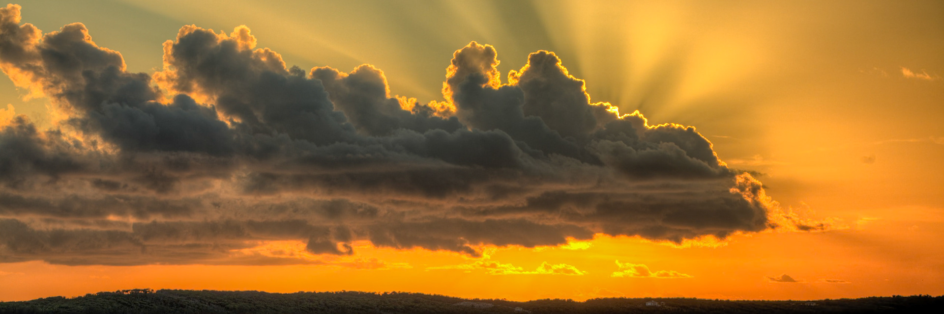 Shelf Cloud at Sunset - 5055