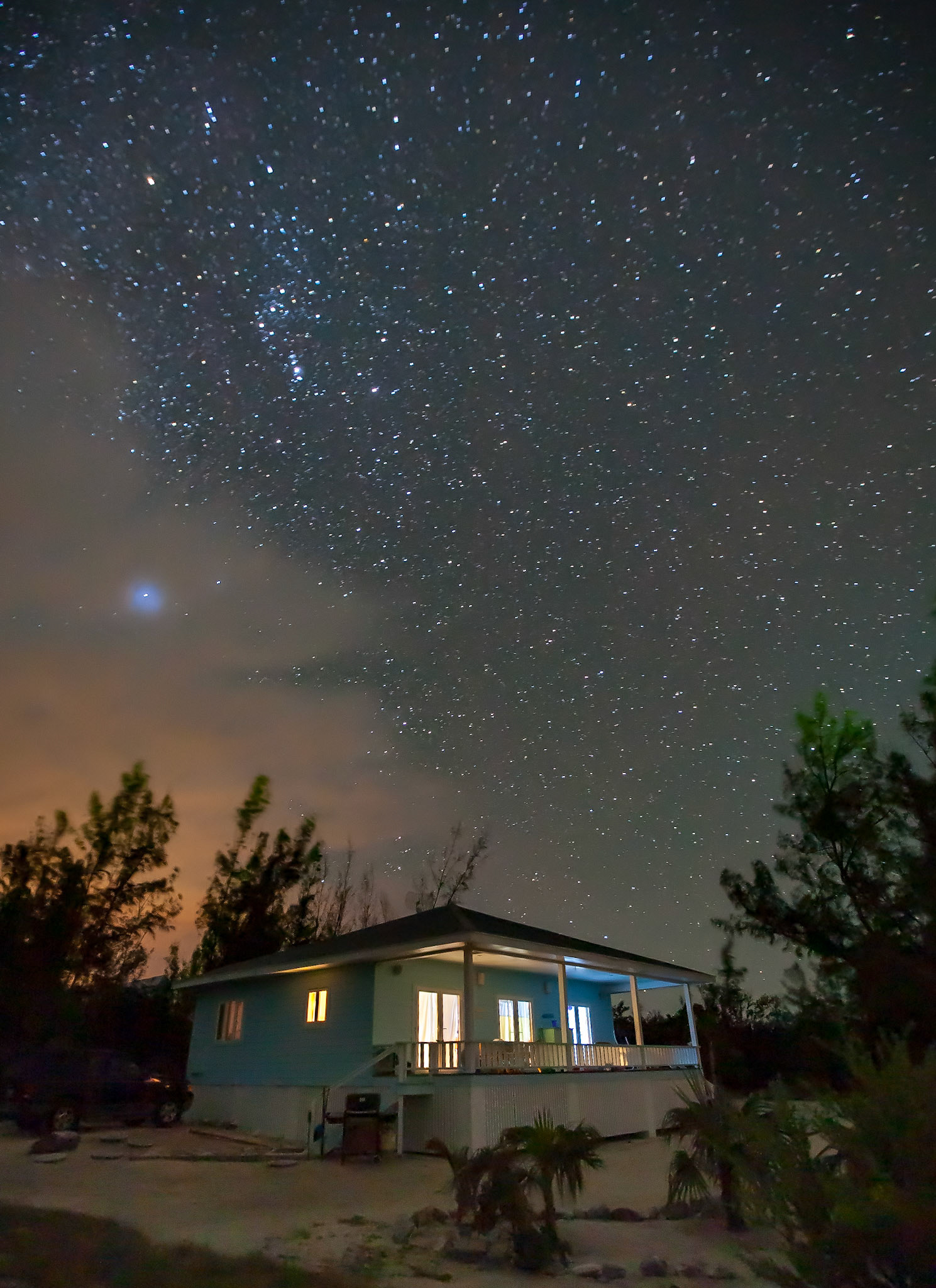 Lights over the Cottage - 922