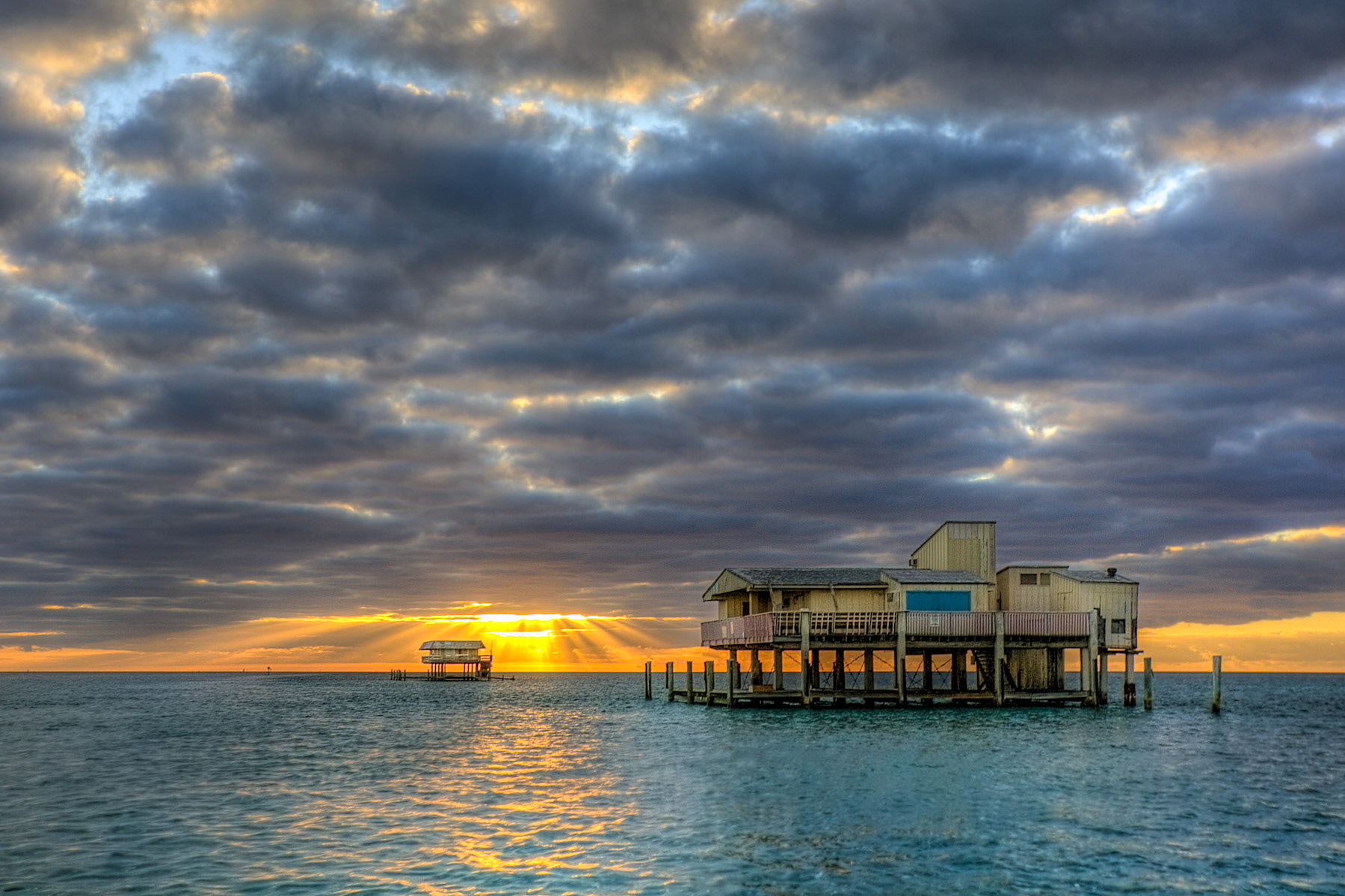 Twin Stilts at Sunrise - 2008