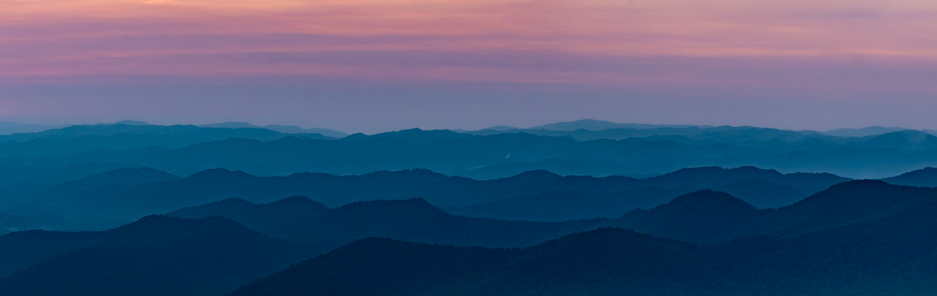 Pink Over Blue Ridge - 9364