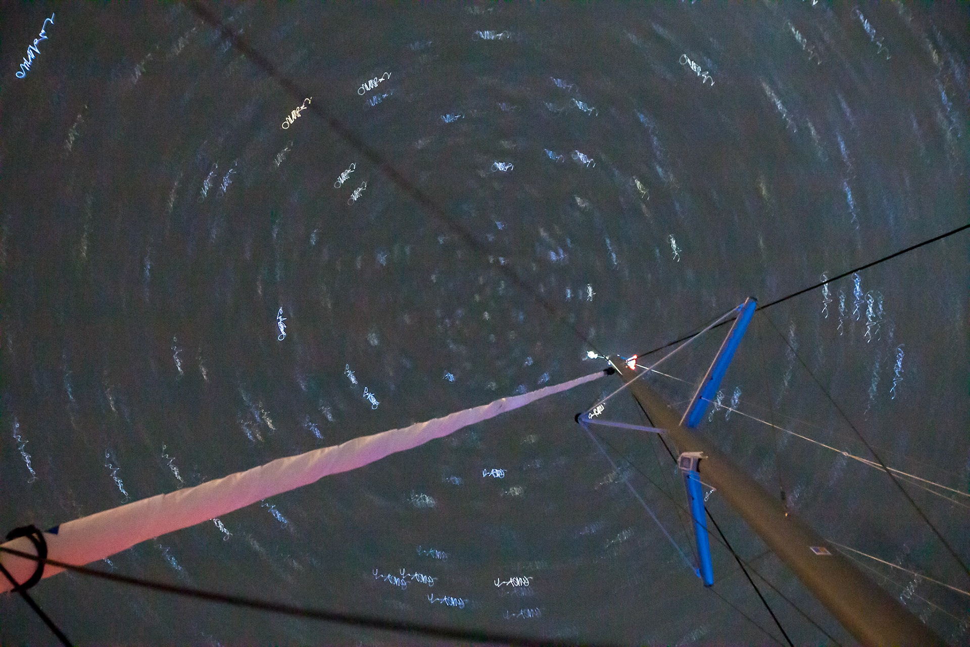 Star Trails Above the Mast