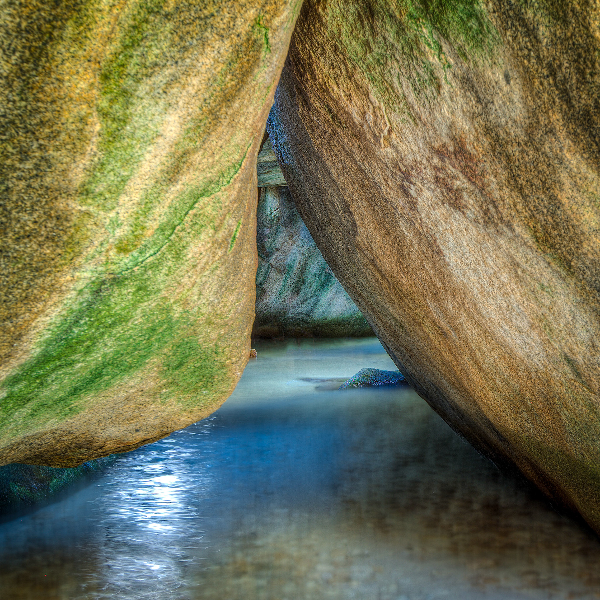 Mossy Passage at The Baths