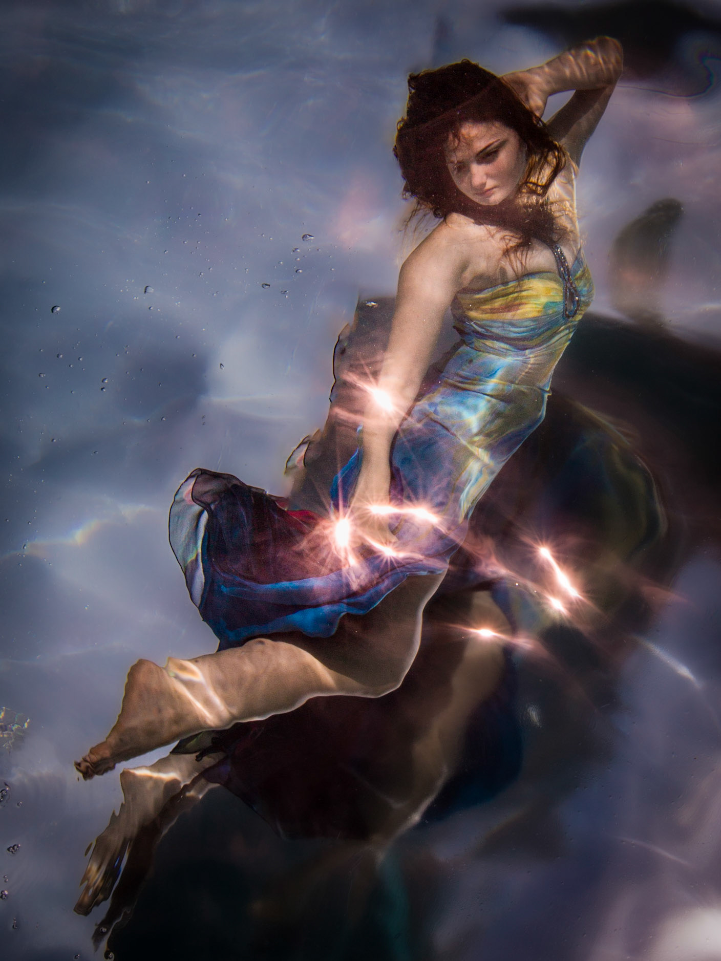 5150-Brianna and photographer are underwater.