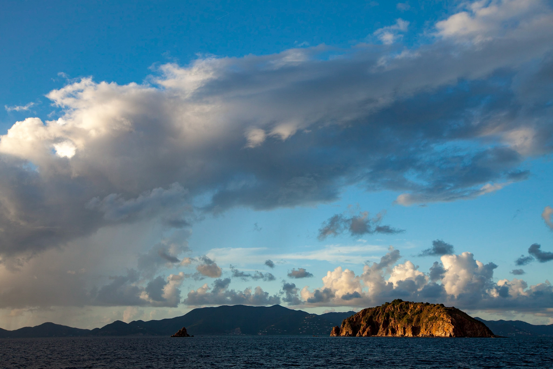 Golden Hour Island Rock