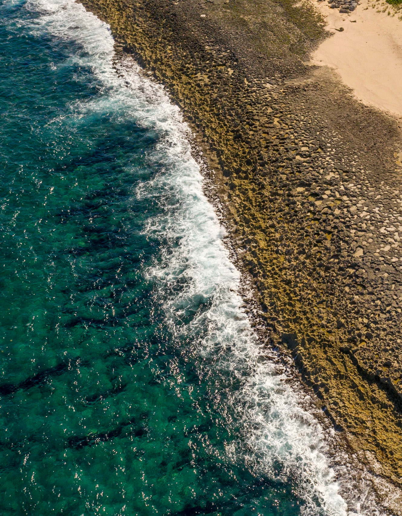 SL004 -Eleuthera shoreline, Atlantic, harbor and bank.