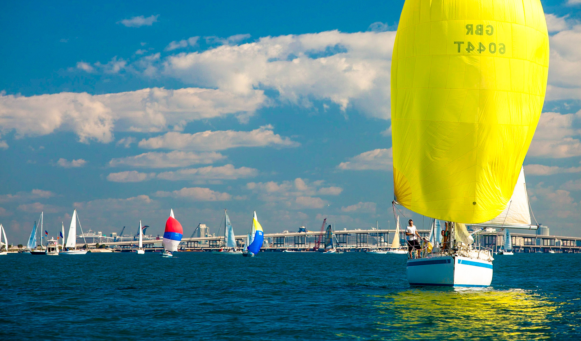 Yellow Spinnaker, Miami 1023