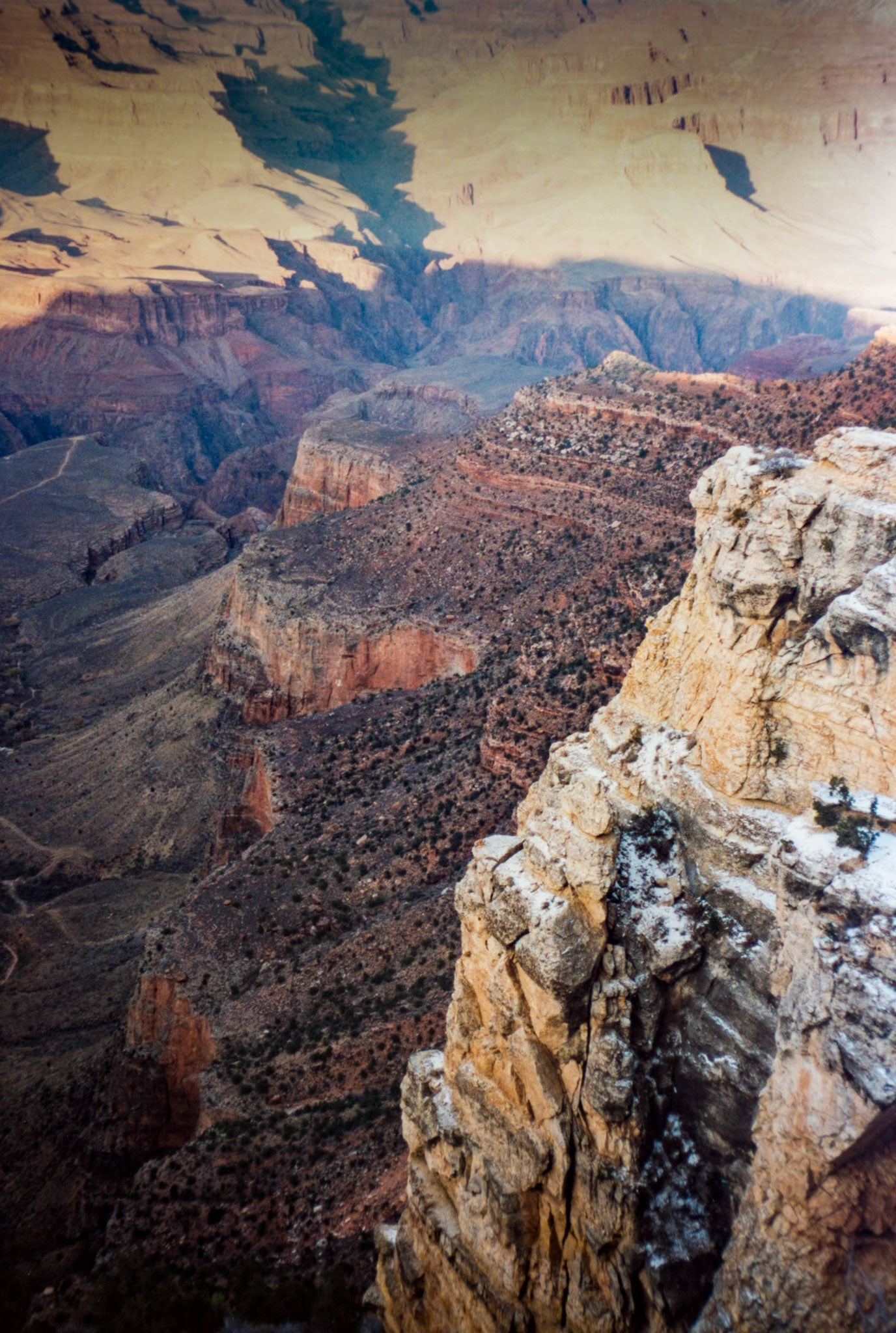 Winter Cliffs in Shadow