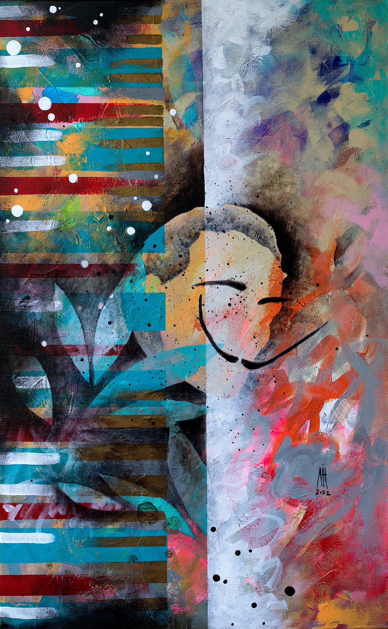 Dali 50/70 cm acrylic/canvas 2022