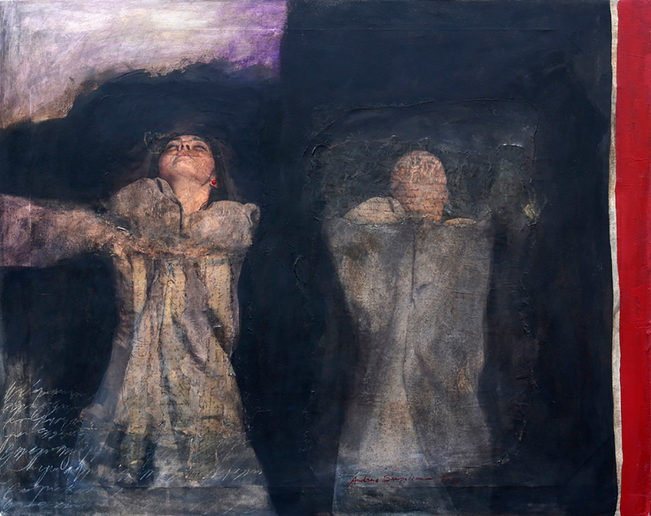 "Duality" 2011 mixed media/canvas