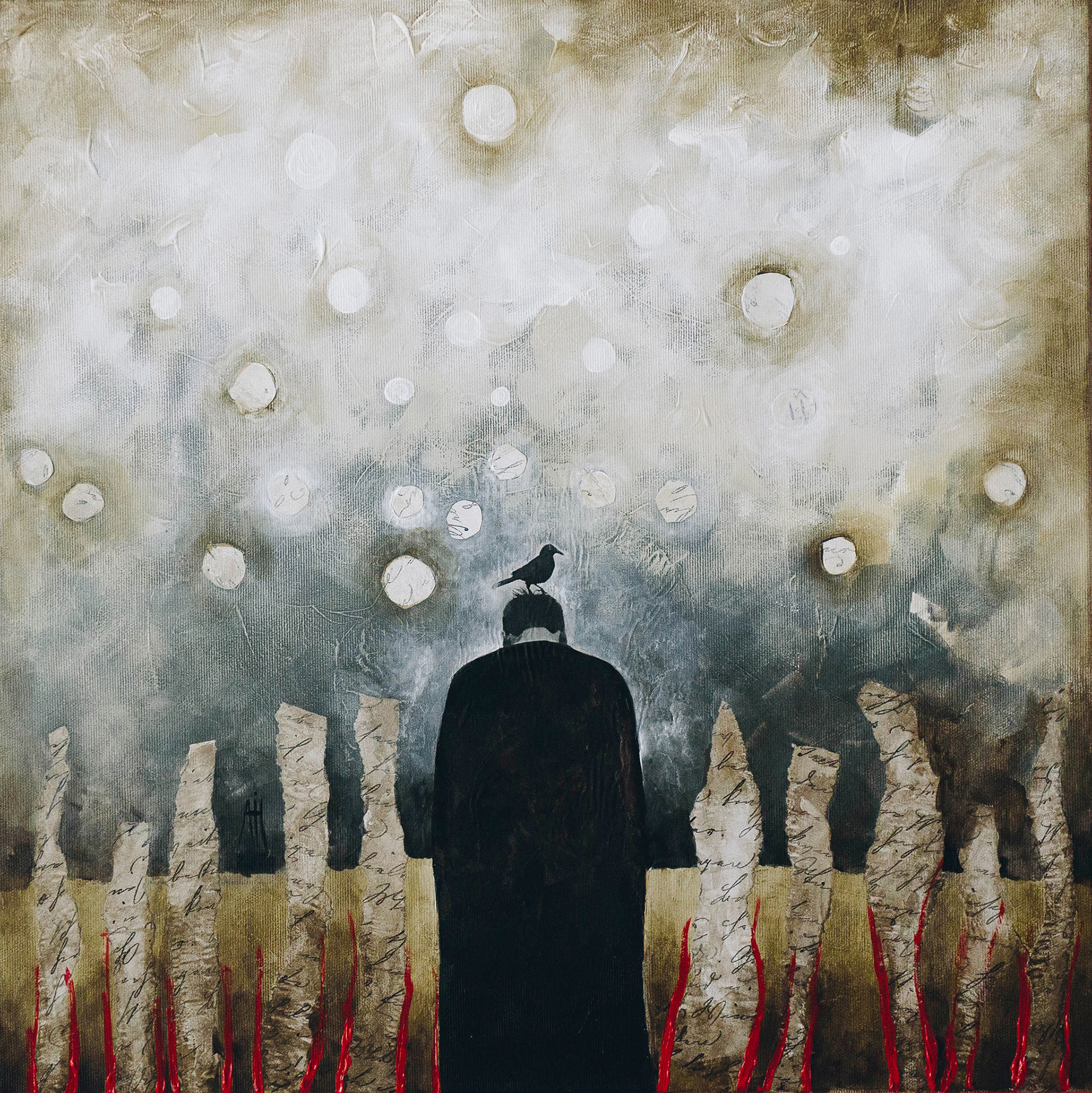 Rule over your world mixed media/canvas 50cm/50cm 2020