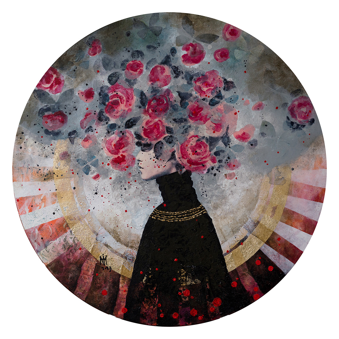 Fantasy of the roses 60 cm diameter 2023