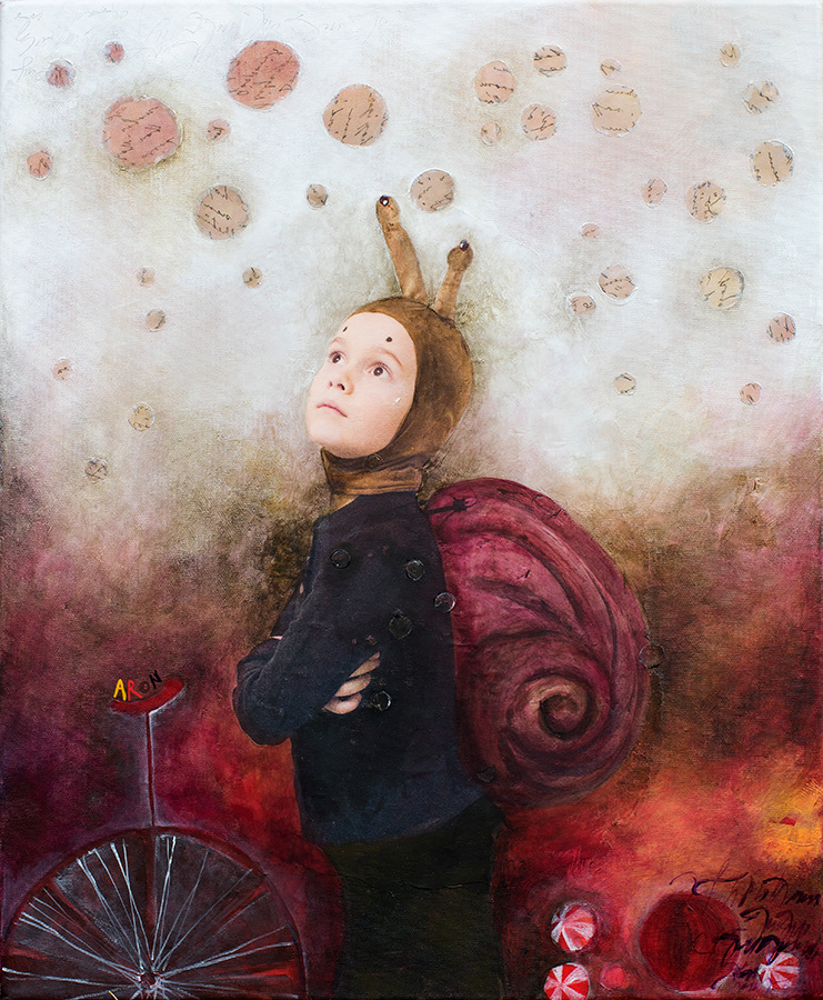 Aron 2016 40cm/60cm mixed media/canvas
