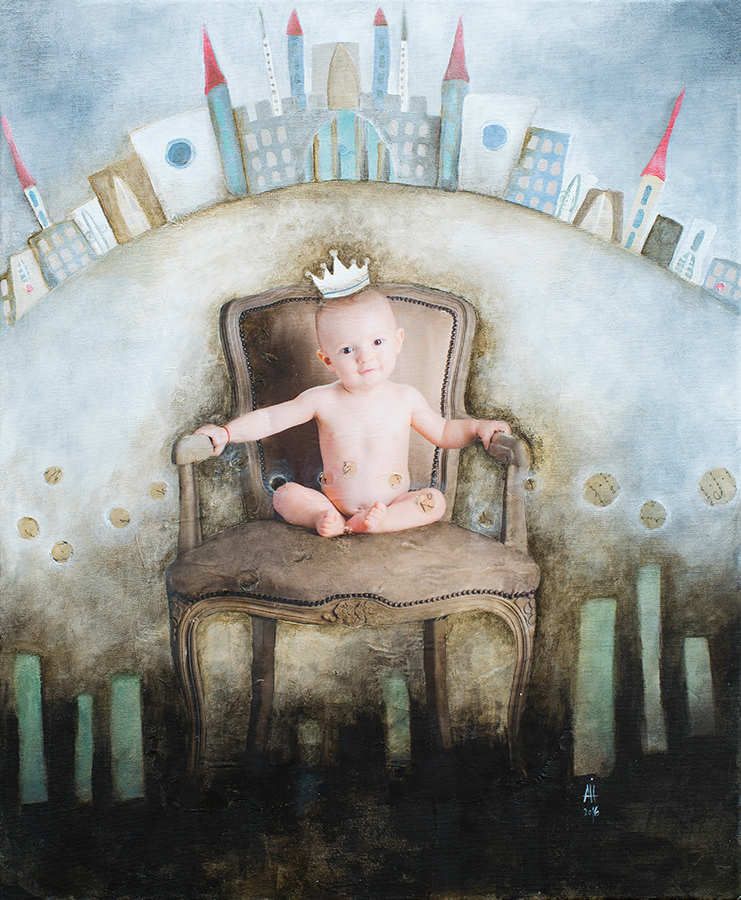 Petru 2016 40cm/60cm mixed media/canvas