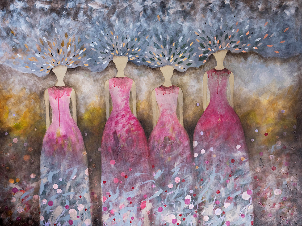 "Women" 90cm/120cm 2019 acrylic/canvas