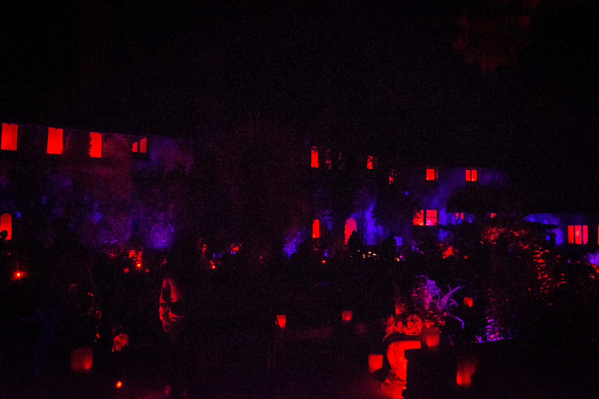 Designed & produced adaptation of 2019 "Haunted Waring House" concept, integrating new colors, facade appearance, & projections