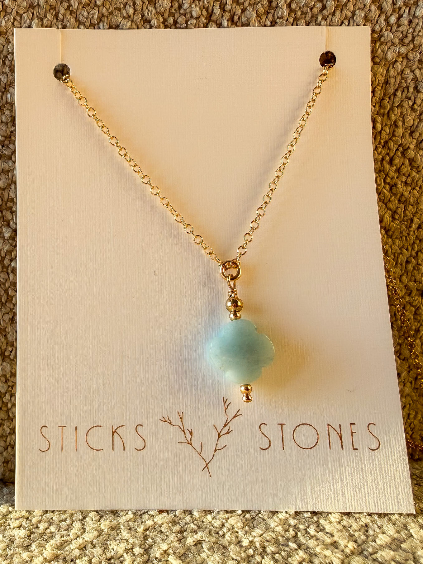 118 Aquamarine Necklace $60