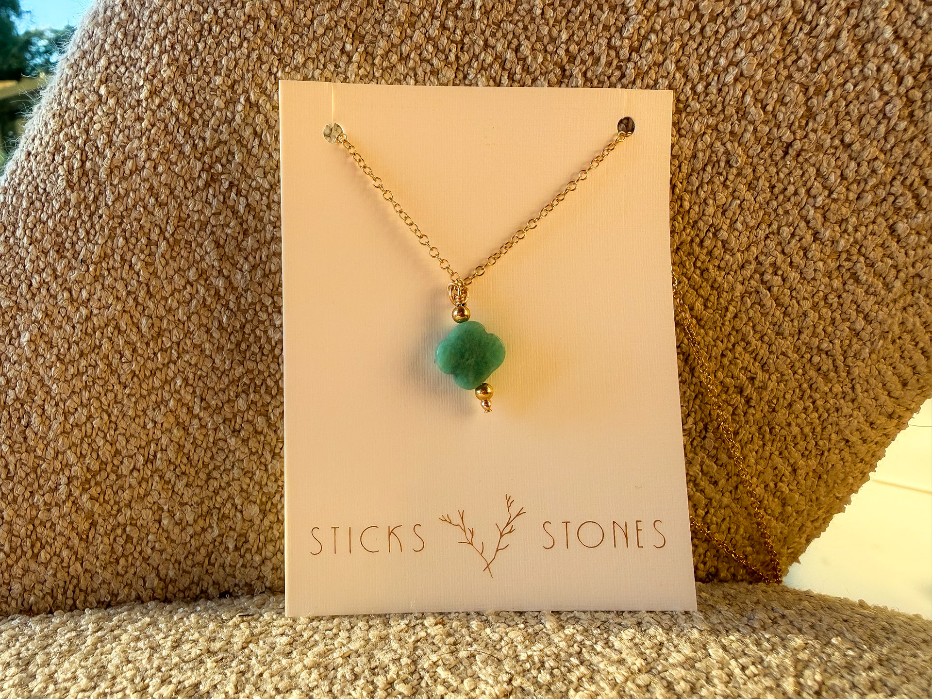 119 Amazonite Necklace $60