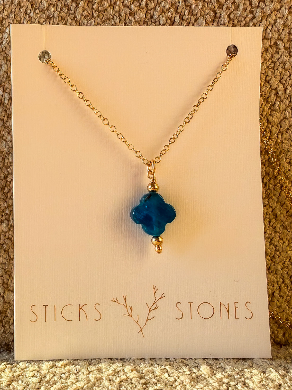 117 Apatite Necklace $60
