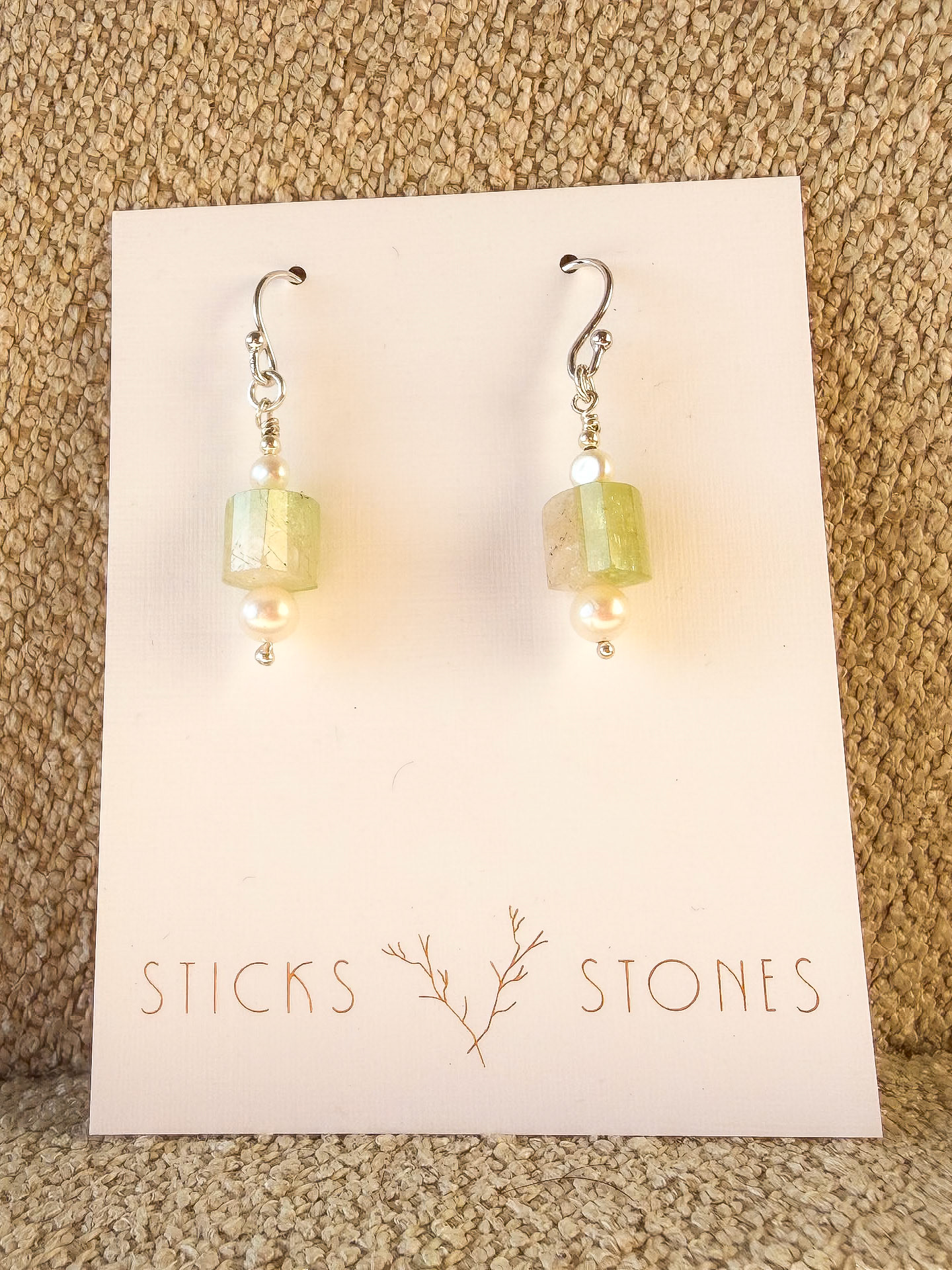 33 Green Beryl and Pearl $50