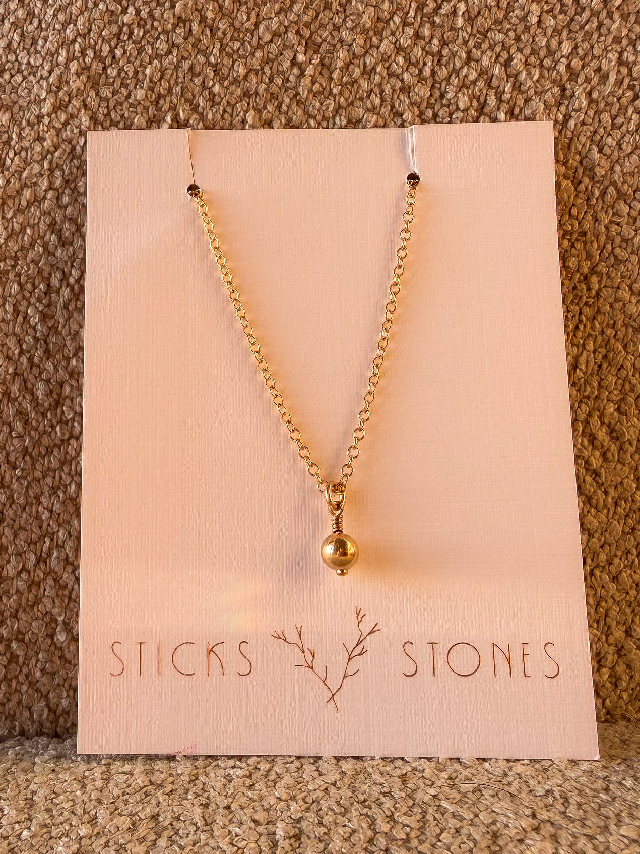 109 Gold Necklace $60