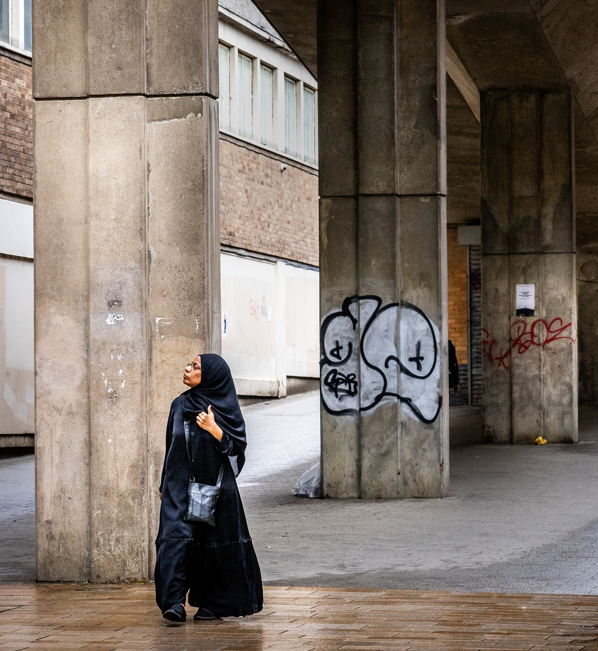 Graffiti on Piller, Sheffield 