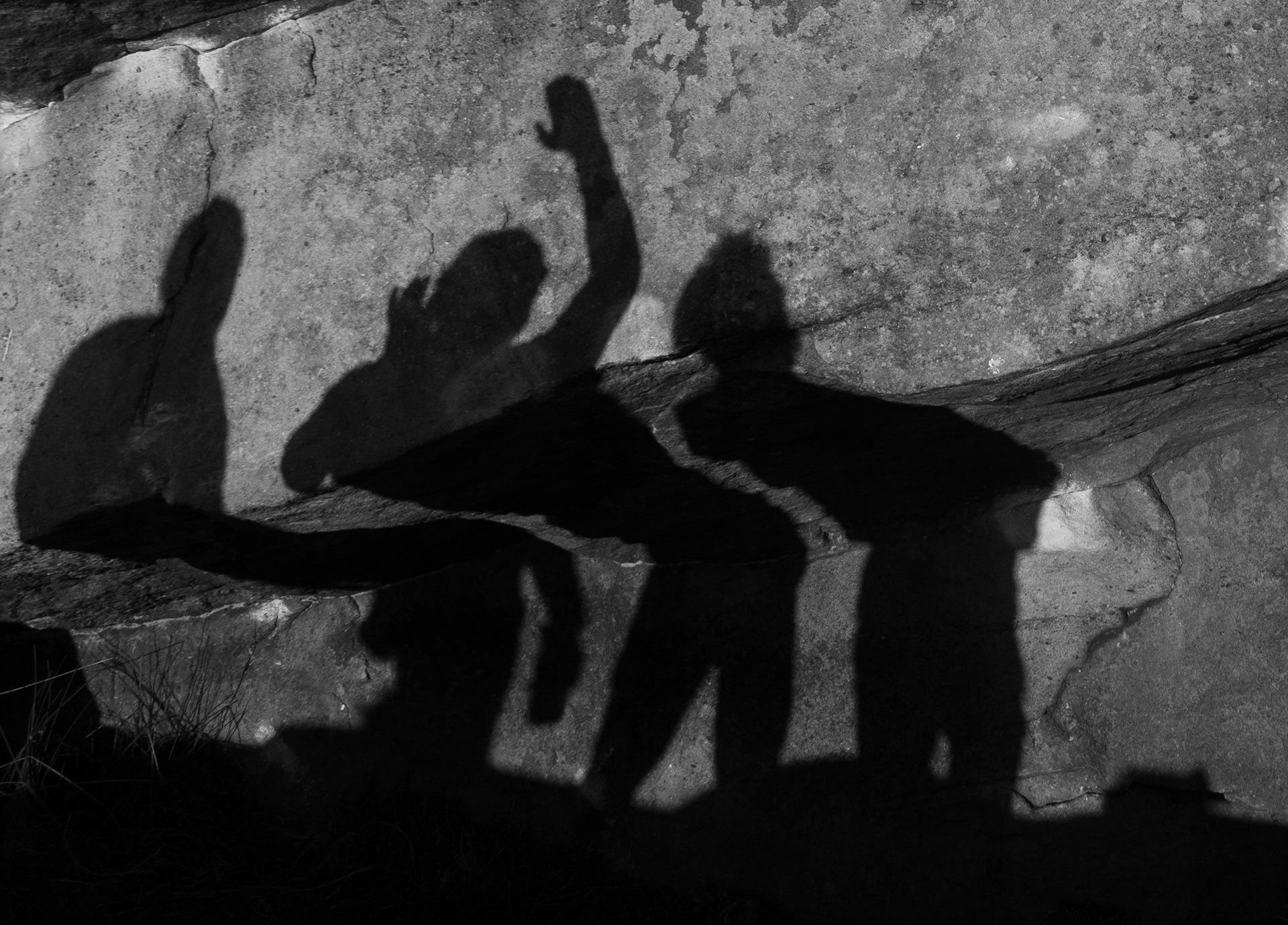 Boulderers, Burbage, Peak District