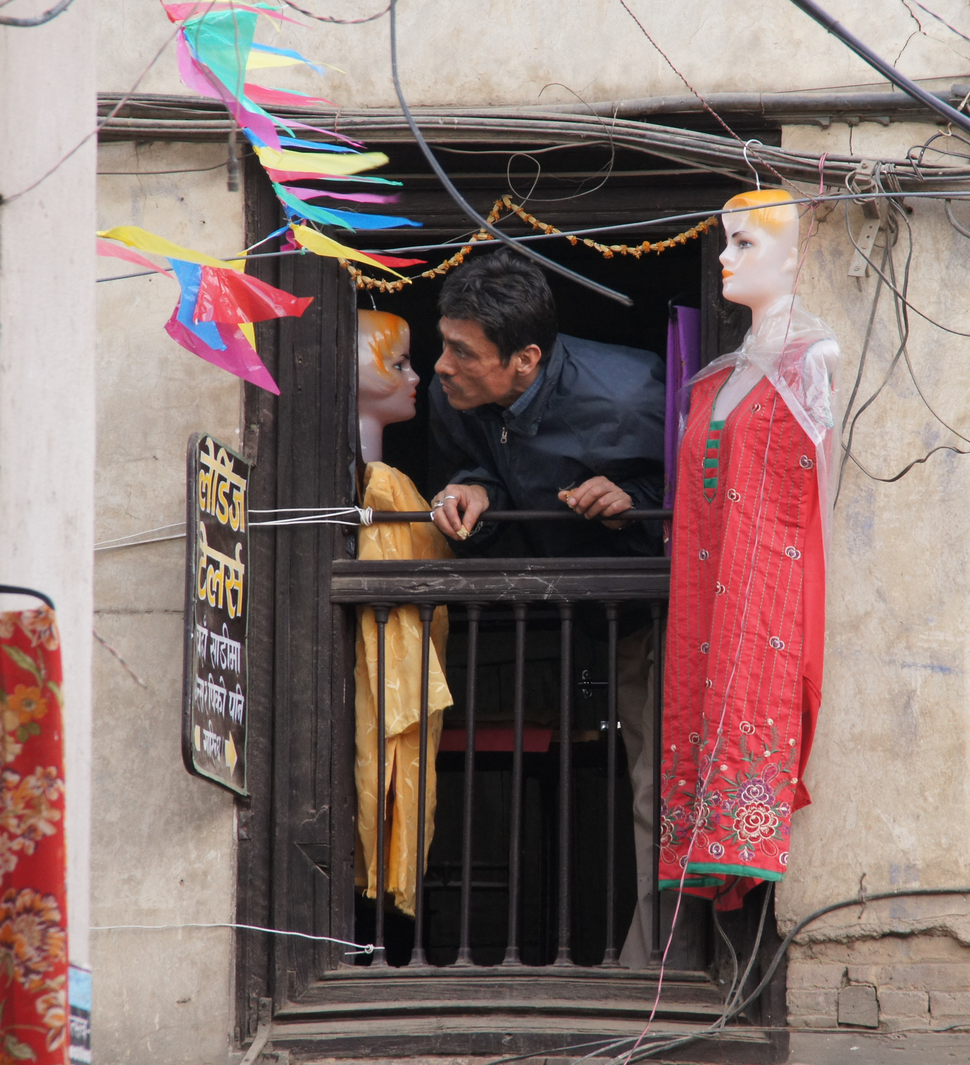 Man and Mannequin, Patan