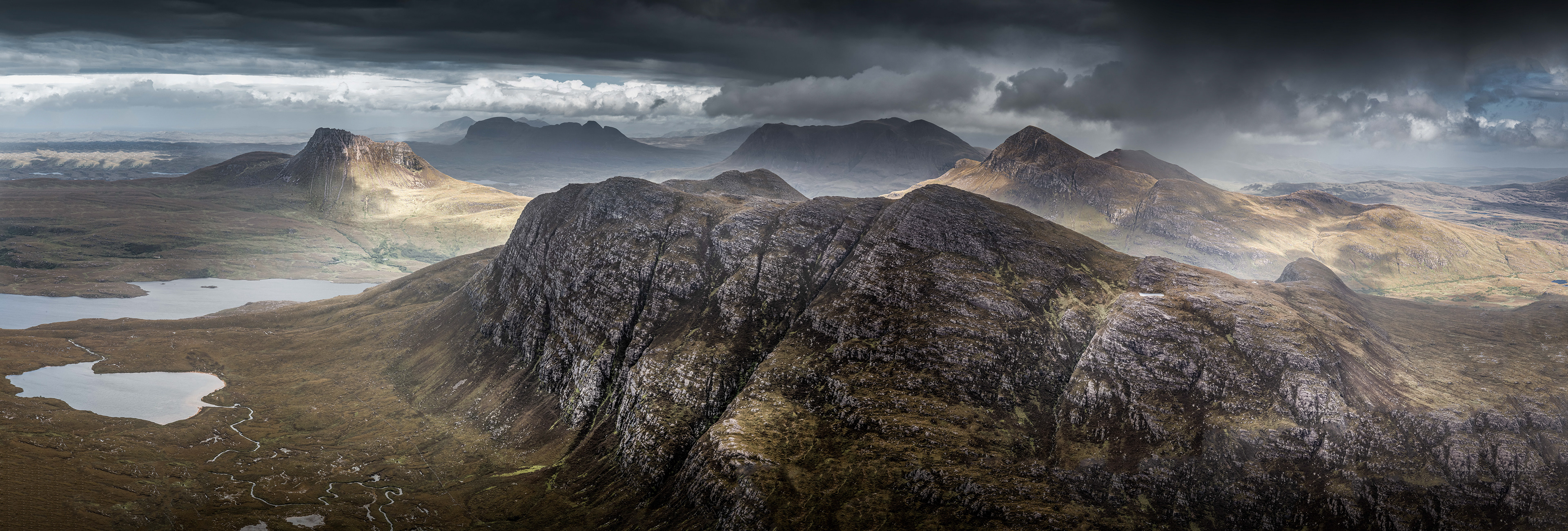 Assynt from Sgurr an Fhidhleir