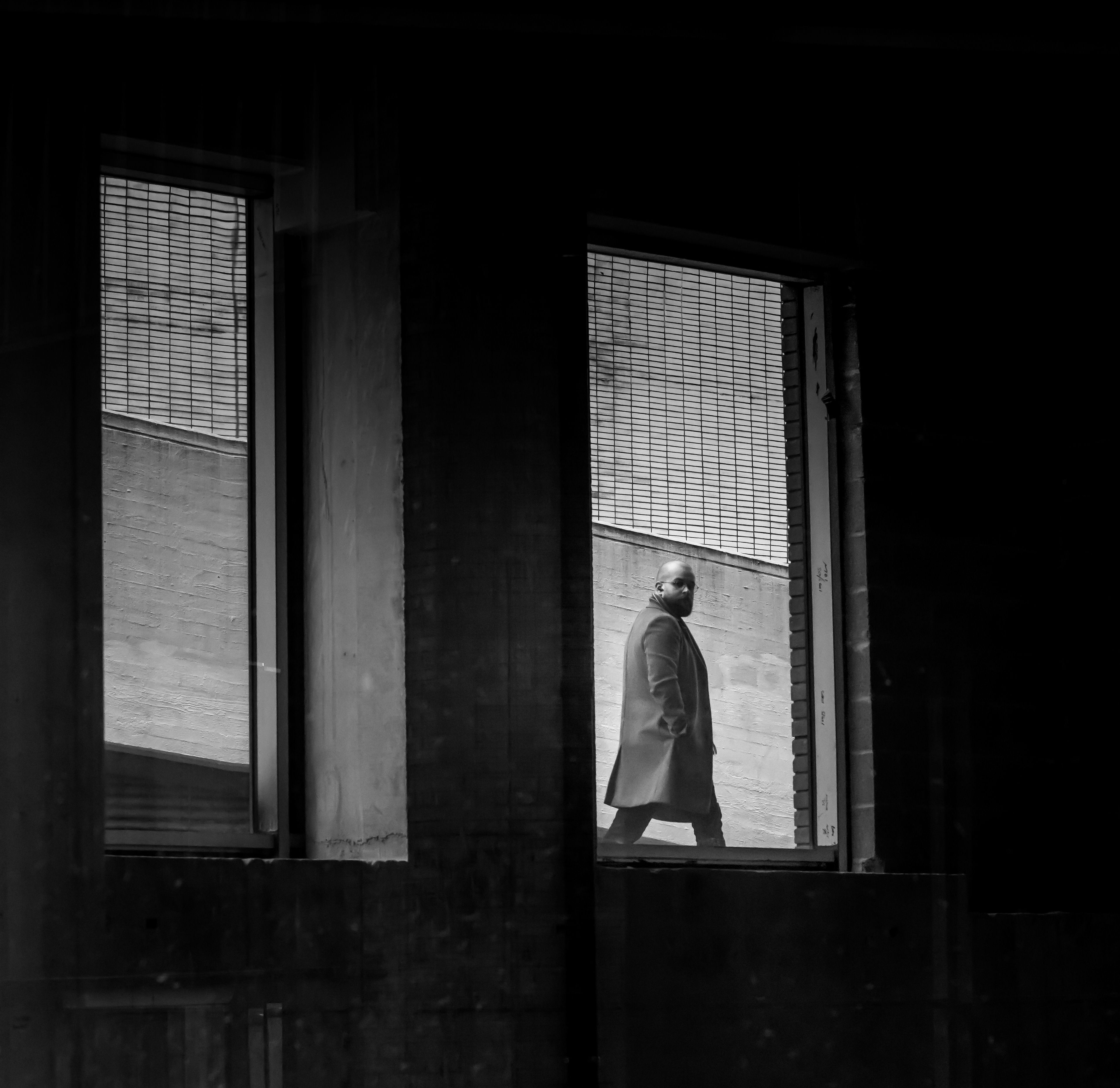 Man in Window