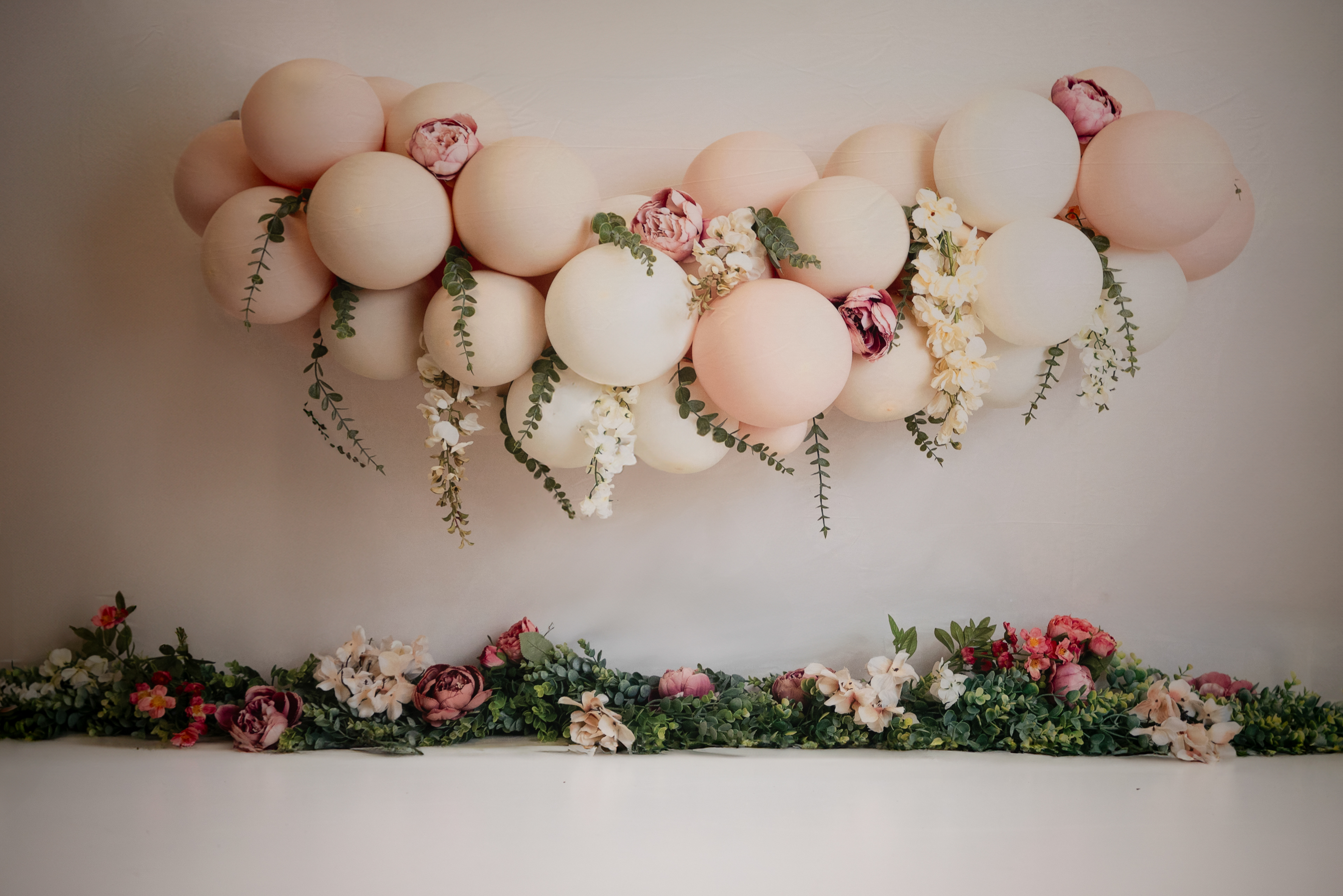 Peony Balloon Garland
