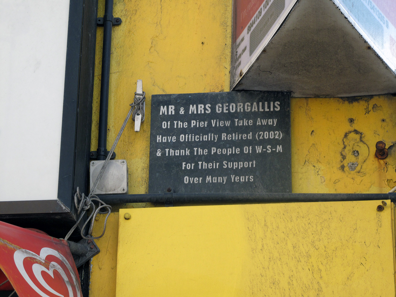 Another found sign from our reconnaissance walking