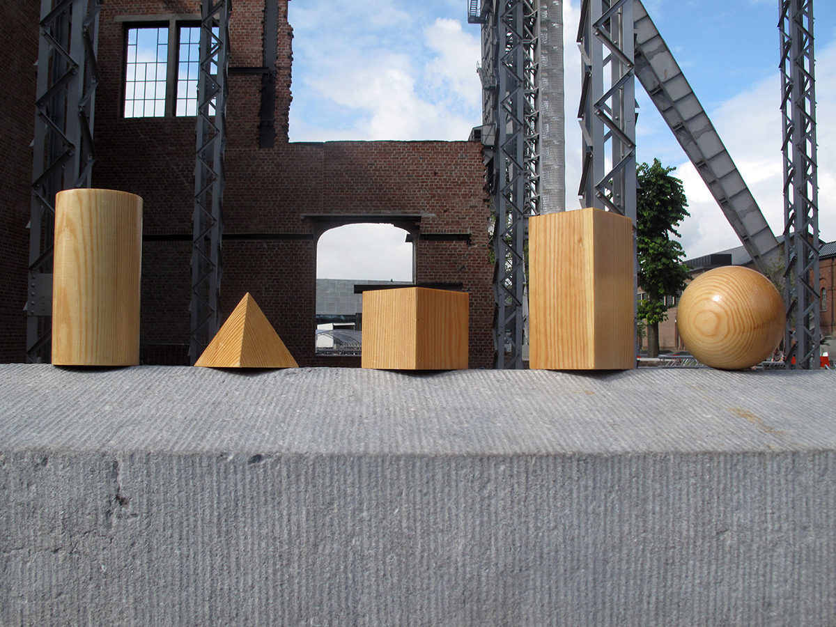 Solid geometries at the former Winterslag colliery